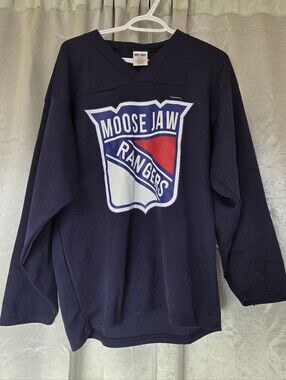 Moose Jaw Rangers Navy Men's Hockey Sweater